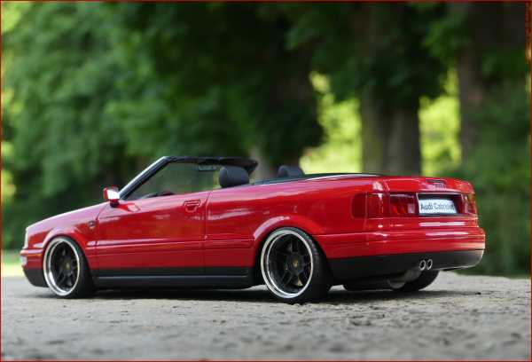 1:18 Audi 80 2.8 V6 Cabrio "Rot Edition"